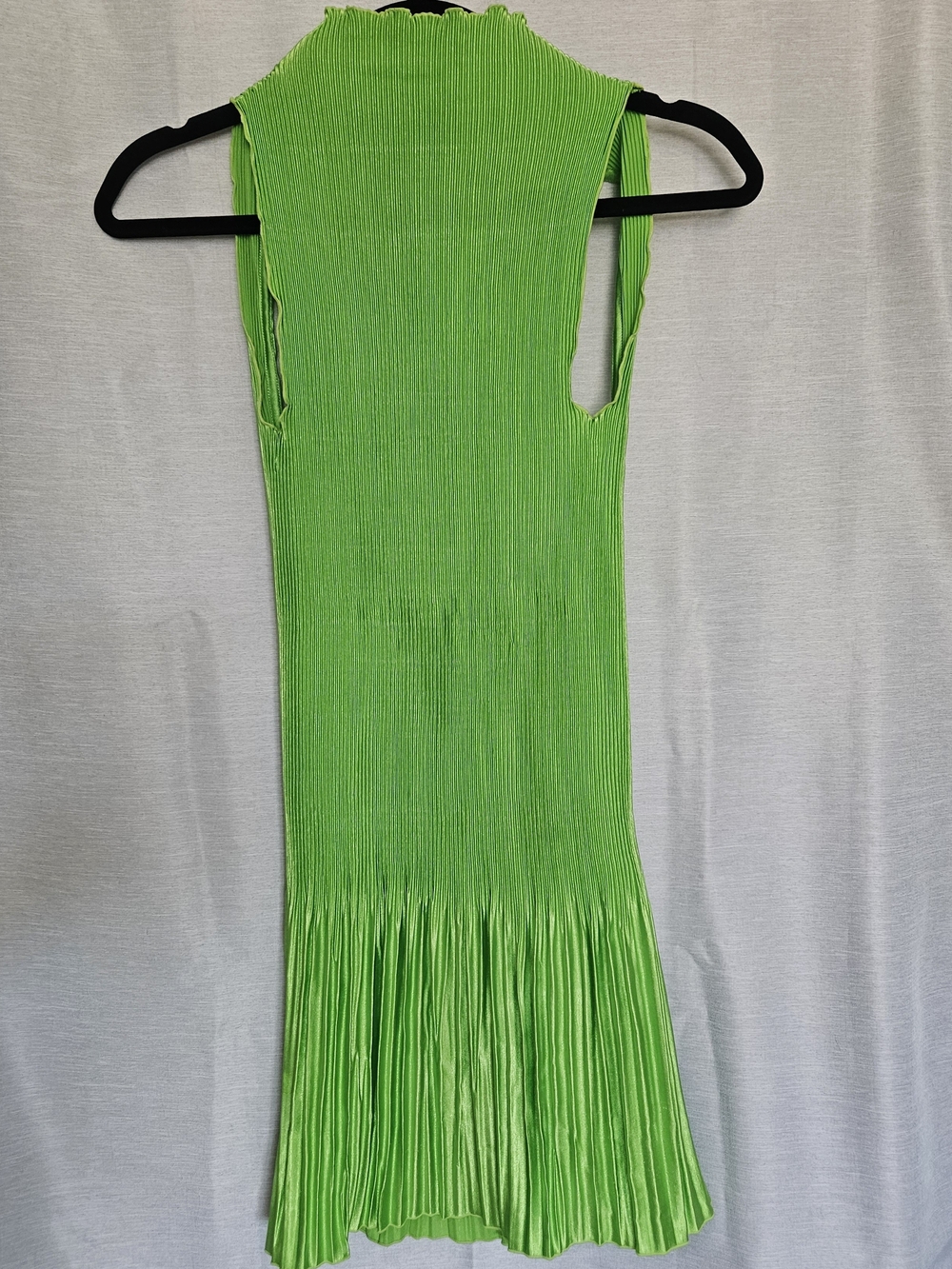 NWT Lidee (L'idee) Soiree Gisele Mini Dress in Neon Lime Size 6 - Picture 3 of 5